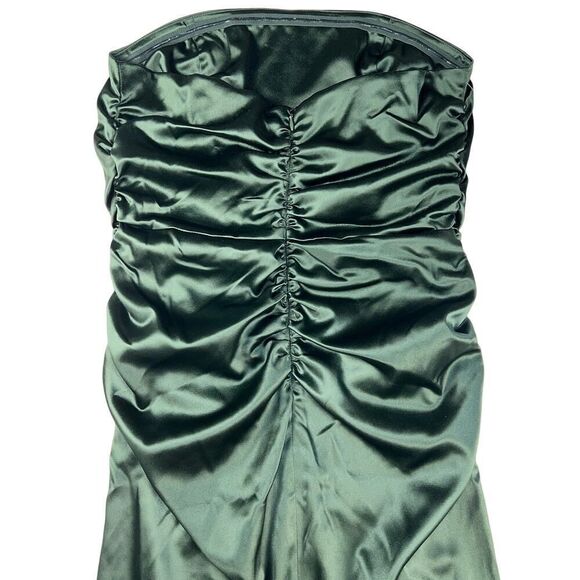 BHLDN Dark Green Midi Dress - Picture 14 of 16